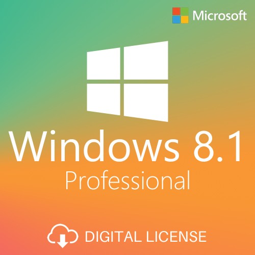 Microsoft Windows 8.1 Professional, 32/64 bit, OEM, digital license, Global
