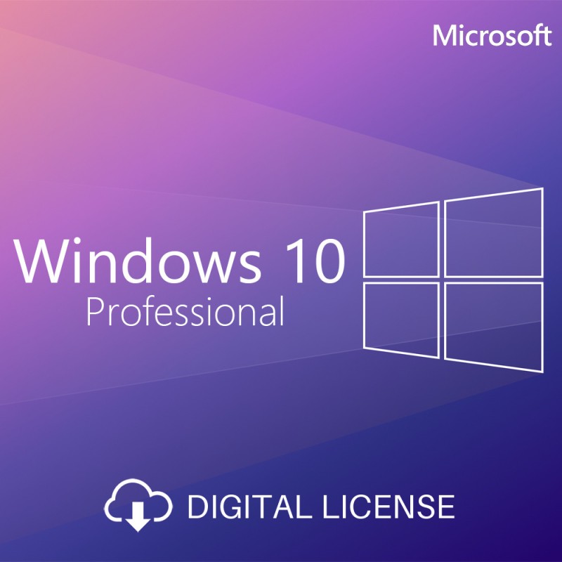 Microsoft Windows 10 Professional, 32/64 bit, OEM, digital license, Global