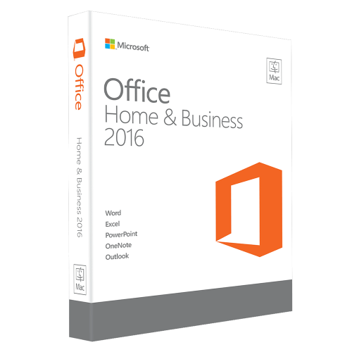 Microsoft Office 2016 Home and Business, MacOS 64 bit, Bind, digital license, Global