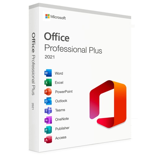 Microsoft Office 2021 Professional Plus, PC, 32/64 bit, Bind, digital license, Global