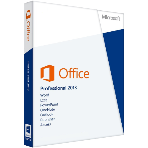 Microsoft Office 2013 Professional Plus, PC, 32/64 bit, ISO Retail, digital license, Global