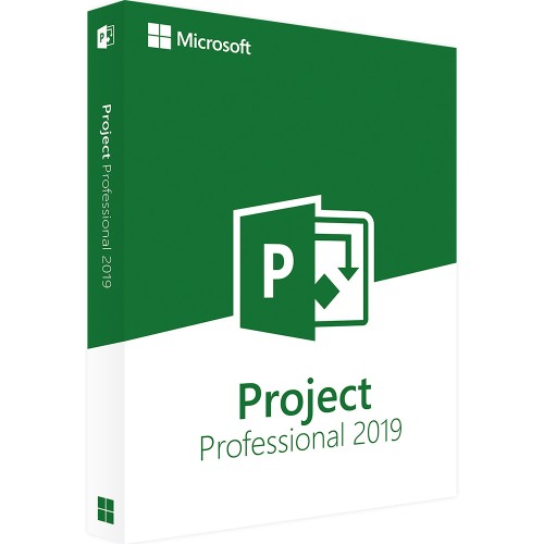 Microsoft Project Professional 2019, PC, 32/64 bit, ISO Retail, digital license, Global