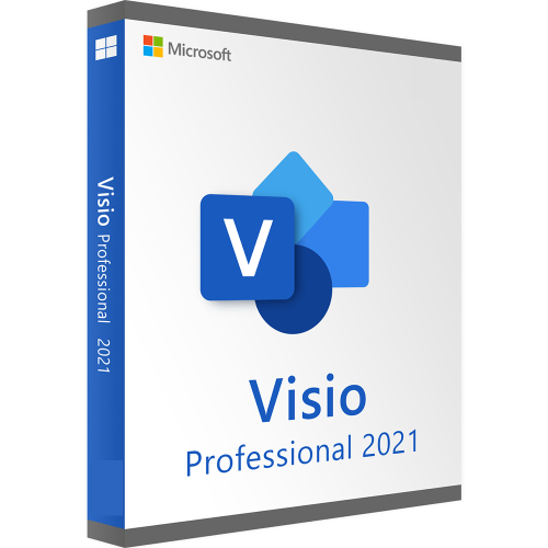 Microsoft Visio Professional 2021, PC, 32/64 bit, ISO Retail, digital license, Global