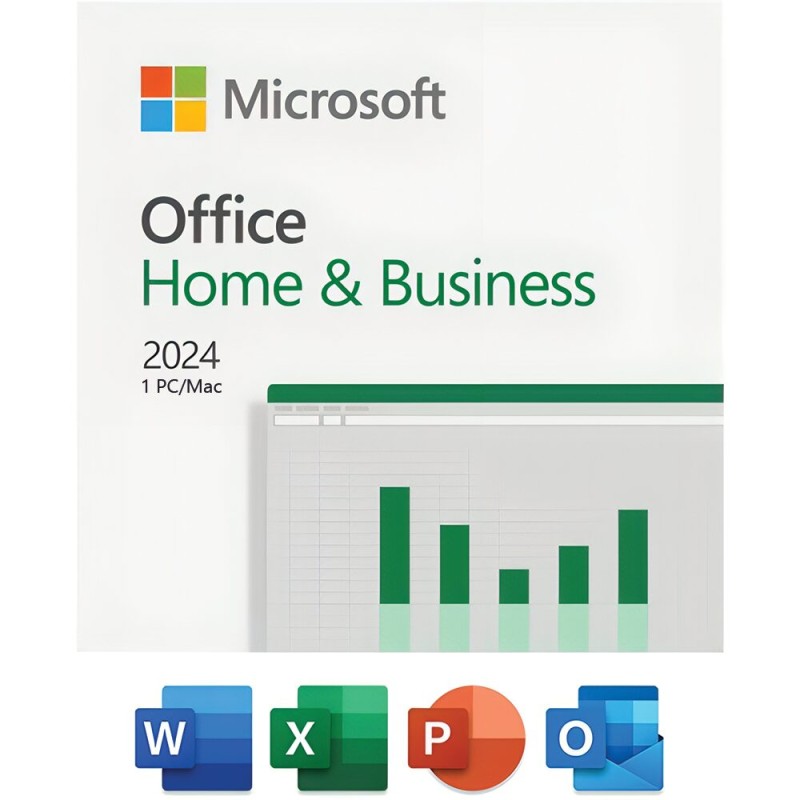 Microsoft Office 2024 Home and Business, PC/MacOS, 64 bit, Bind, digital license, Global