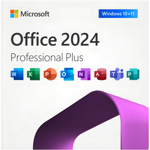 Microsoft Office 2024 Professional Plus, PC, 64 bit, Bind, digital license, Global