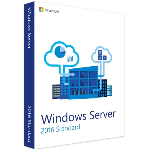 Microsoft Windows Server 2016 Standard, PC, ISO Retail, digital license, Global