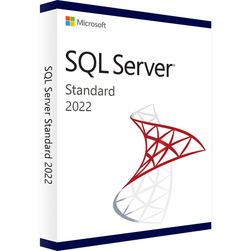 Microsoft Windows SQL Server 2022 Standard, PC, ISO Retail, digital license, Global