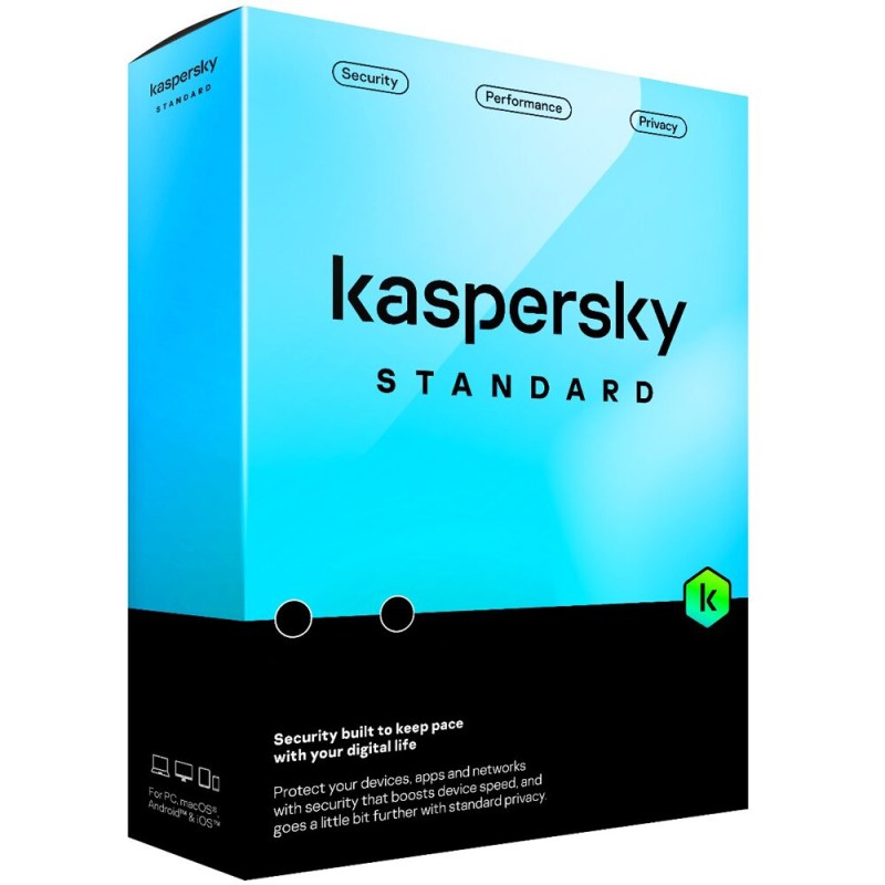 Kaspersky Standard, 1 year, 1 device, Windows/MacOS/Android/iOS, digital license, Global