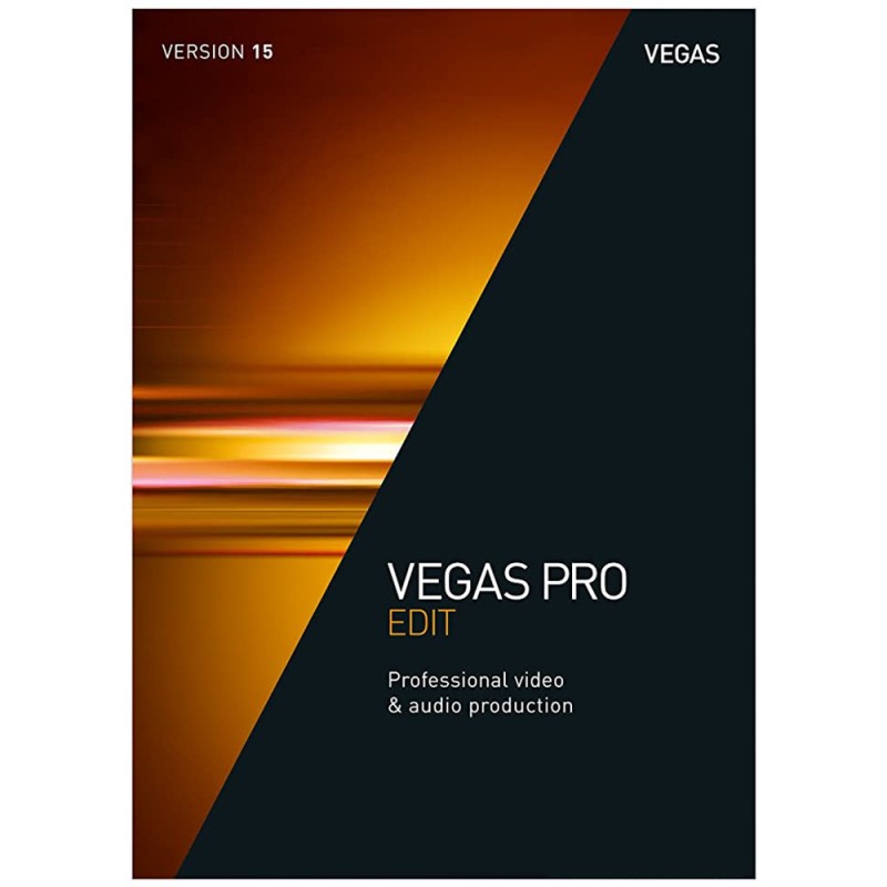MAGIX Vegas Pro 15 Edit, Windows, 1 device, digital license, Global