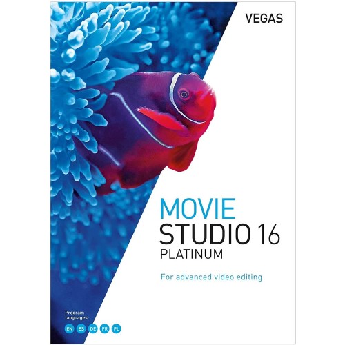 MAGIX Vegas Movie Studio 16 Platinum, Windows, 1 device, digital license, Global