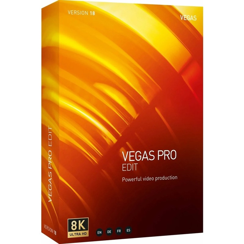 MAGIX Vegas Pro 18 Edit, Windows, 1 device, digital license, Global