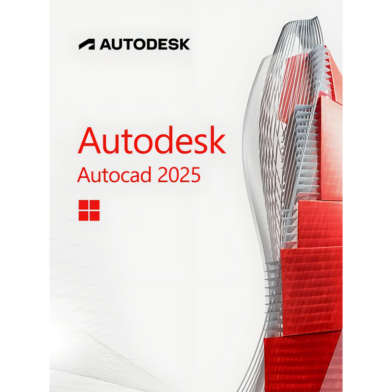 Autodesk AutoCAD 2025, PC, 3 years, 1 device, 64 bit, ISO Retail, digital license, Global