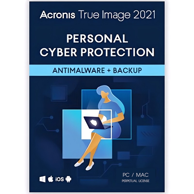 Acronis True Image 2021, Windows/MacOS, 5 devices, digital license, Global