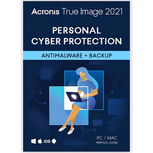 Acronis True Image 2021, Windows/MacOS, 1 device, digital license, Global